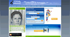 Desktop Screenshot of eternasmemorias.com.ar